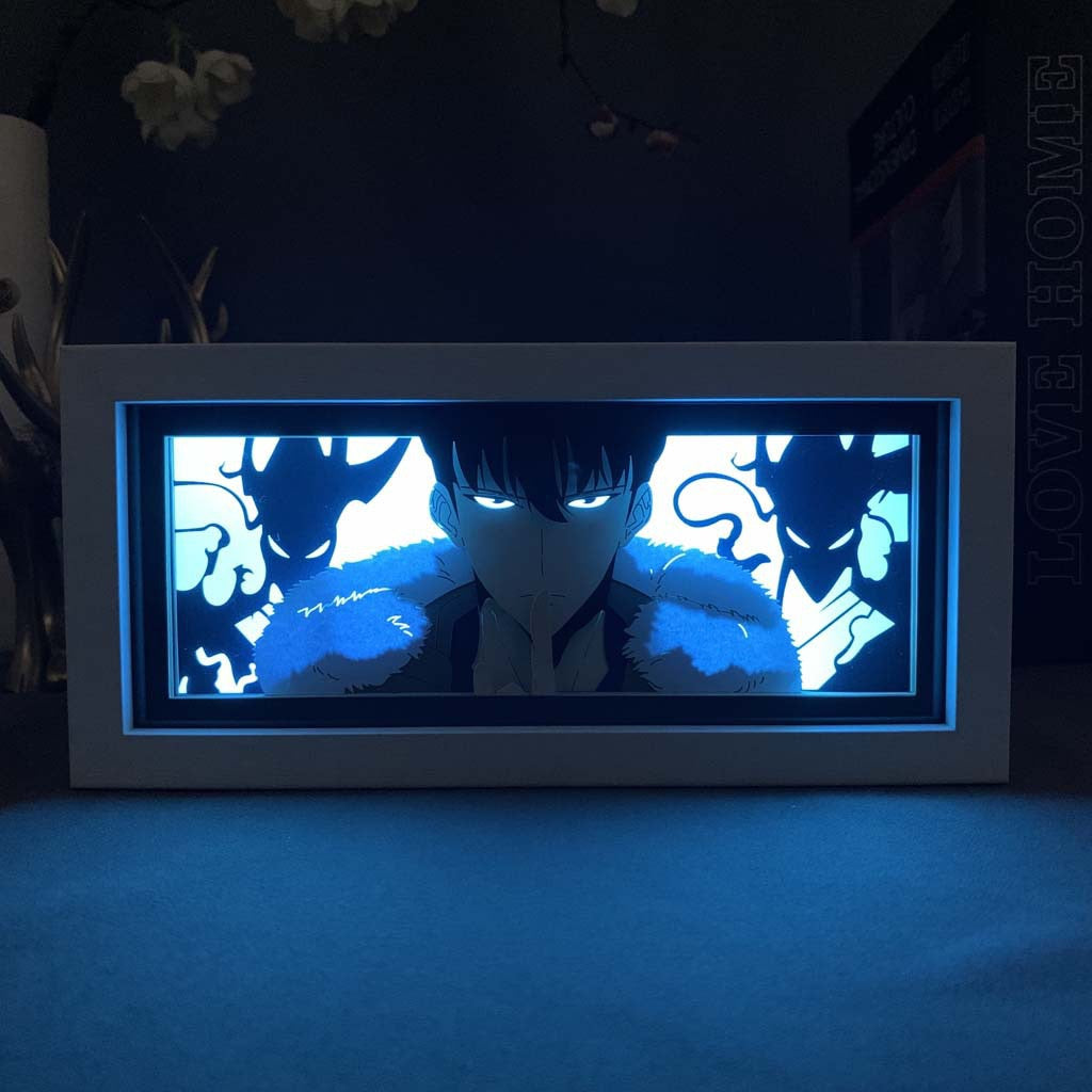 Solo Leveling Sun Jin-Woo Shadow Monarch Light Box