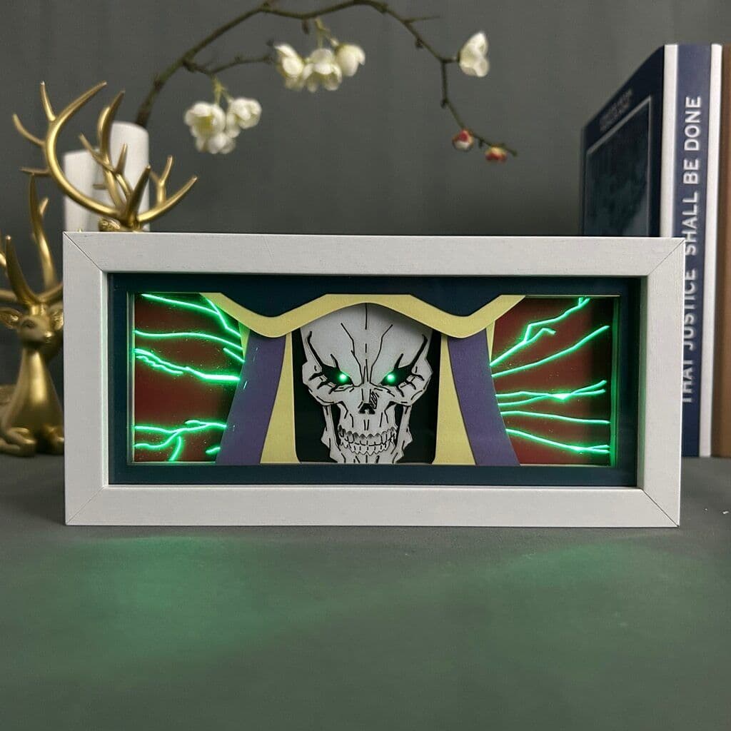 Ainz Ooal Gown Overlord Anime Light Box Decor