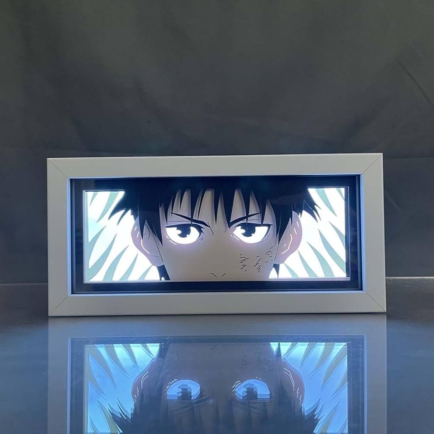 Jujutsu Kaisen Yuta Okkotsu Anime Light Box من Myanimelightbox ، متوهجة في الغرفة المظلمة ، الإضاءة الدرامية