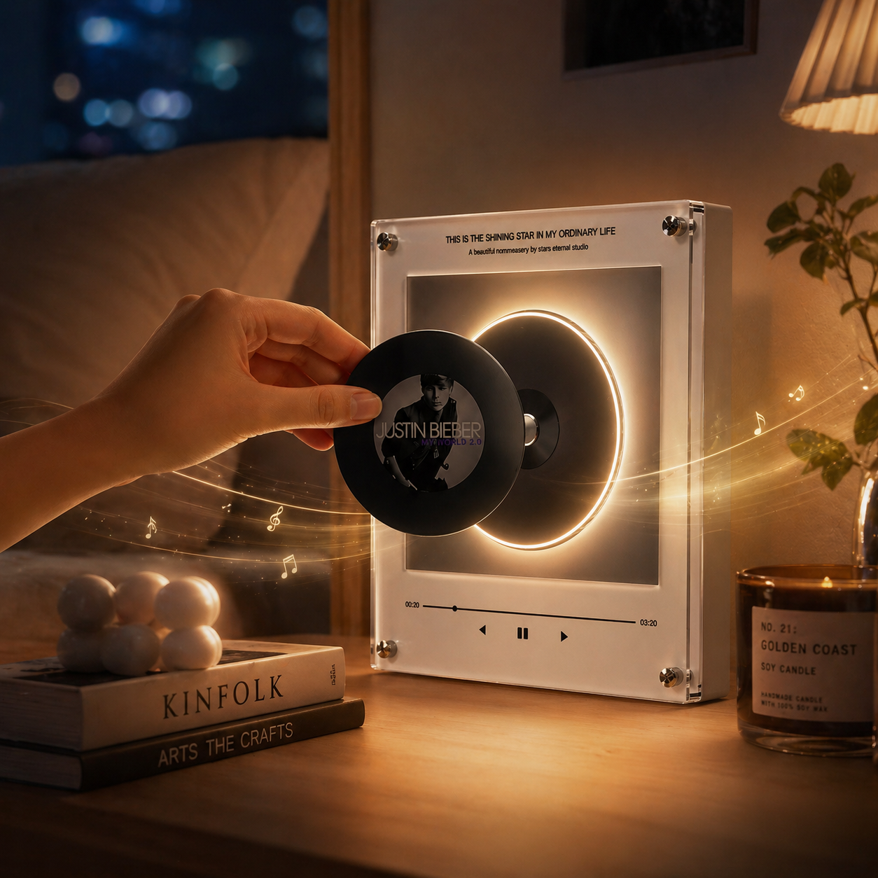 Hudební box MagneticTunes™ s Justinem Bieberem