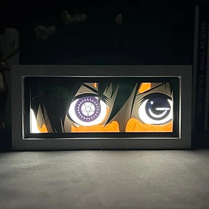 Butler Butler Ciel Anime Box de MyanimelightBox, brilhando em quarto escuro, iluminação dramática
