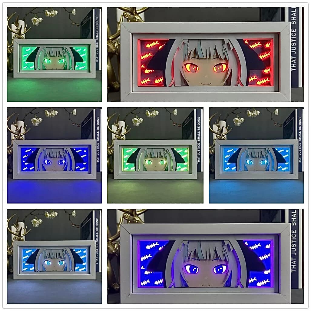 Gawr Gura Light Box | My Anime Light Box 