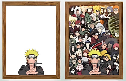 Naruto Family II Light Frame Anime Room Decor