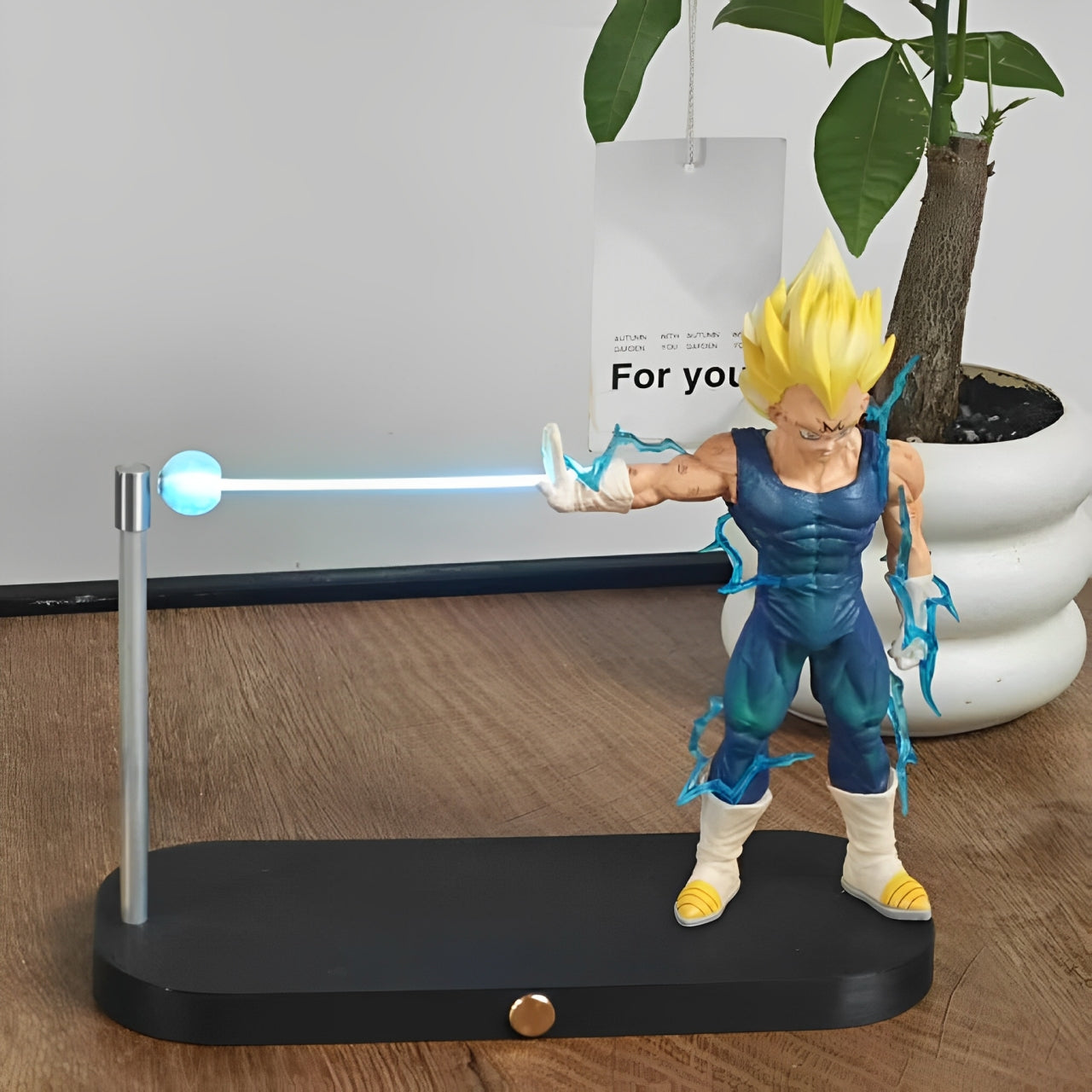 Lâmpada Dragon Ball Z Majin Vegeta Final Flash Anime