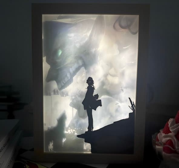 Attack on Titan Anime Light Box Room Decor