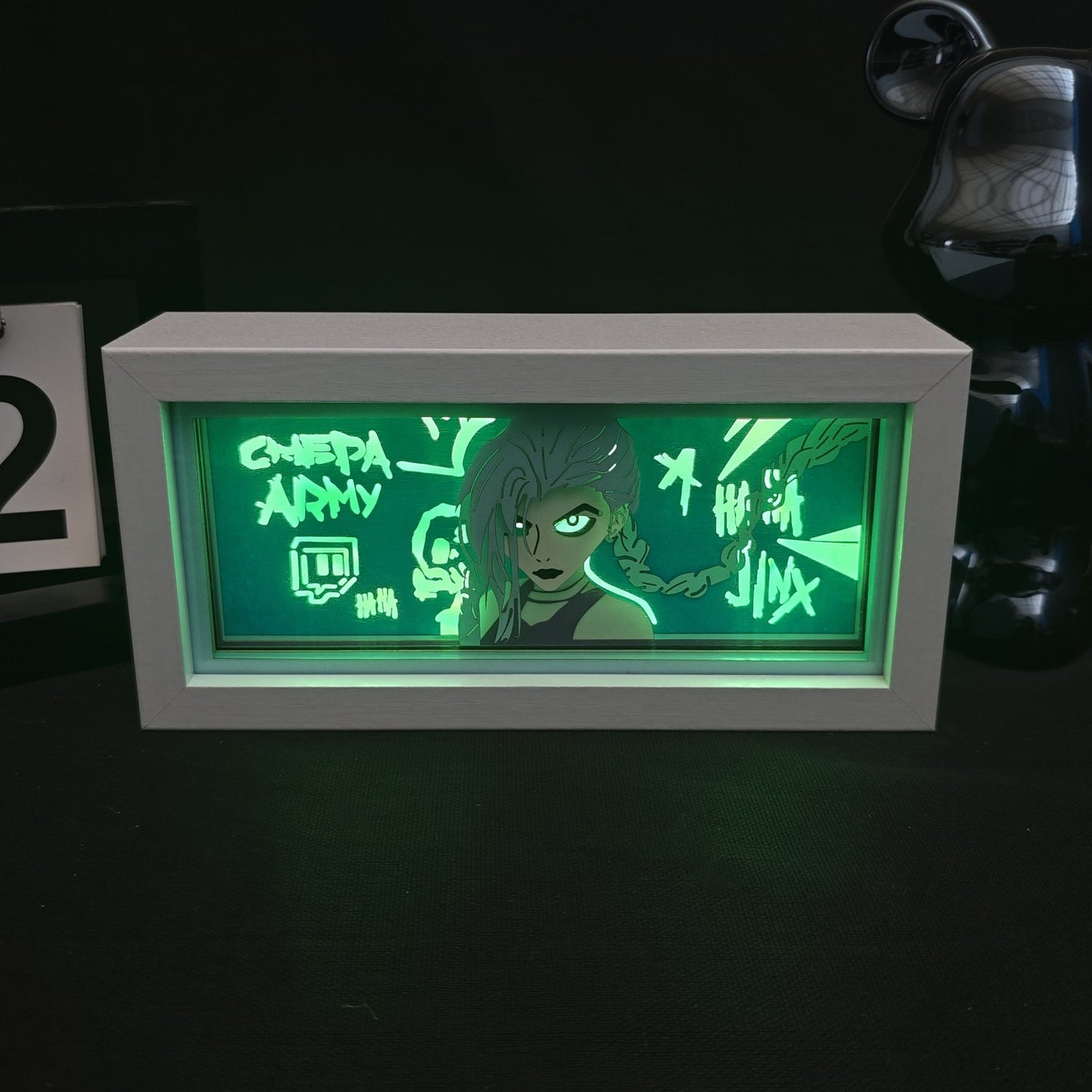 League of Legends Arcane Jinx Light Box