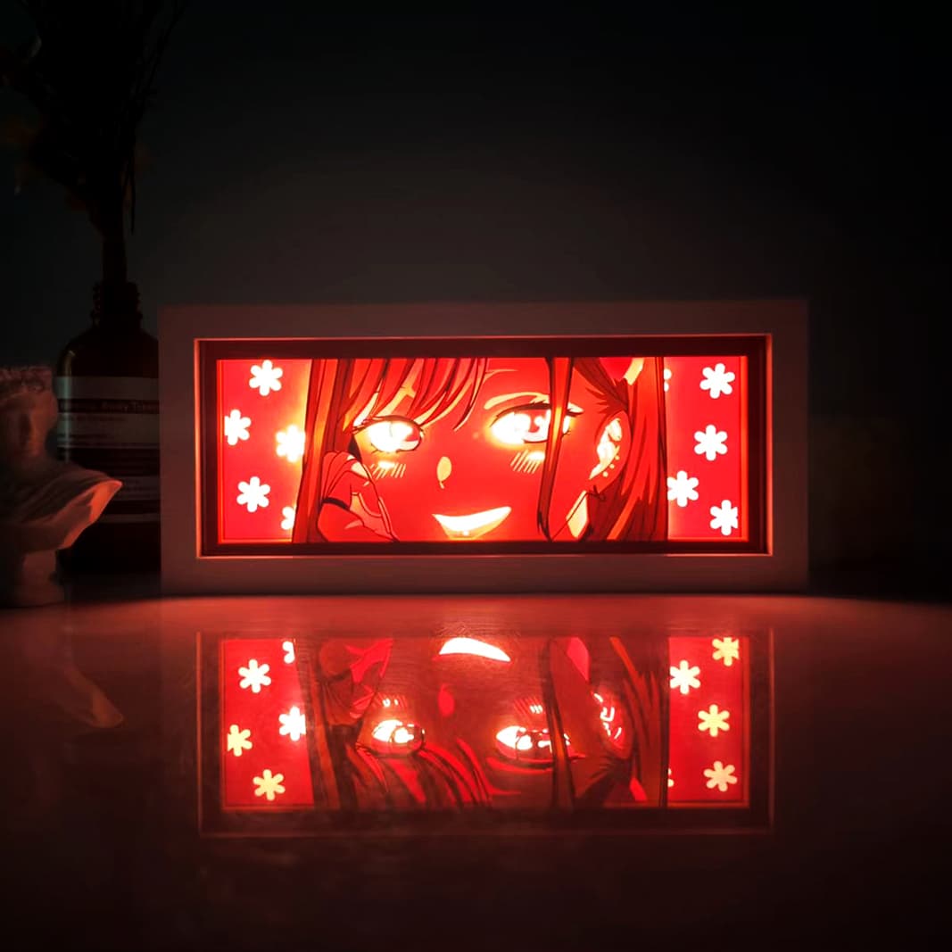 Shop the Kurikami Marin Kitagawa Light Box with vibrant LED lighting—perfect for completing your My Dress-Up Darling decor.






