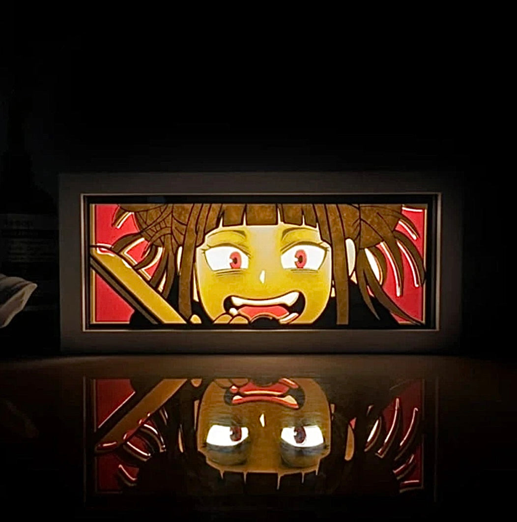 مربع الضوء الأوسموميا الأوسكار الأوسموا Toga من Myanimelightbox ، متوهجة في غرفة مظلمة ، إضاءة دراماتيكية
