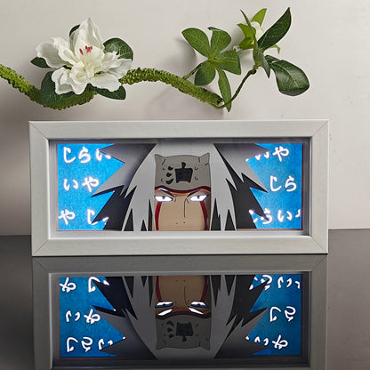 Naruto Jiraiya Anime Light Box od MyanimelightBox, zapnutý s lehkým okolním pokojem
