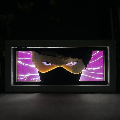 Naruto Kakashi Anime Light Box verlicht in donkere kamer, gloeiend effect door MyanimelightBox