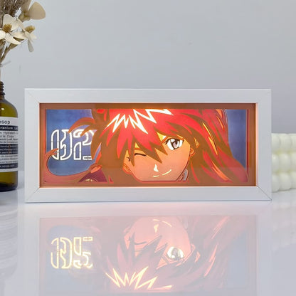 Neon Genesis Evangelion Kotak Cahaya Anime Berkilau Dengan Cahaya, Lampu Bilik Dilihat, oleh Myanimelightbox





