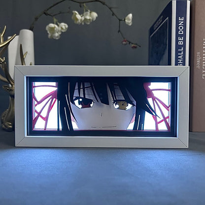 Tarikh Kotak Cahaya Anime Kurumi secara langsung oleh Myanimelightbox, dihidupkan dengan cahaya bilik ambien
