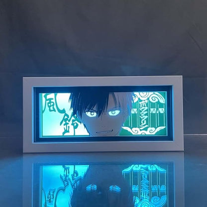 Pemutus Angin Haruka Sakura Kotak Cahaya Anime Bergeri dengan cahaya, lampu bilik kelihatan, oleh Myanimelightbox