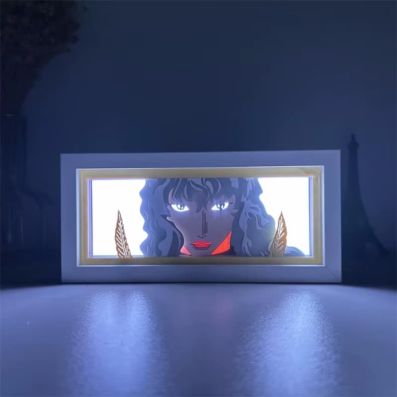 Berserk Light Box blistavi crveni iza Griffitha zbog zloslutnog učinka.
