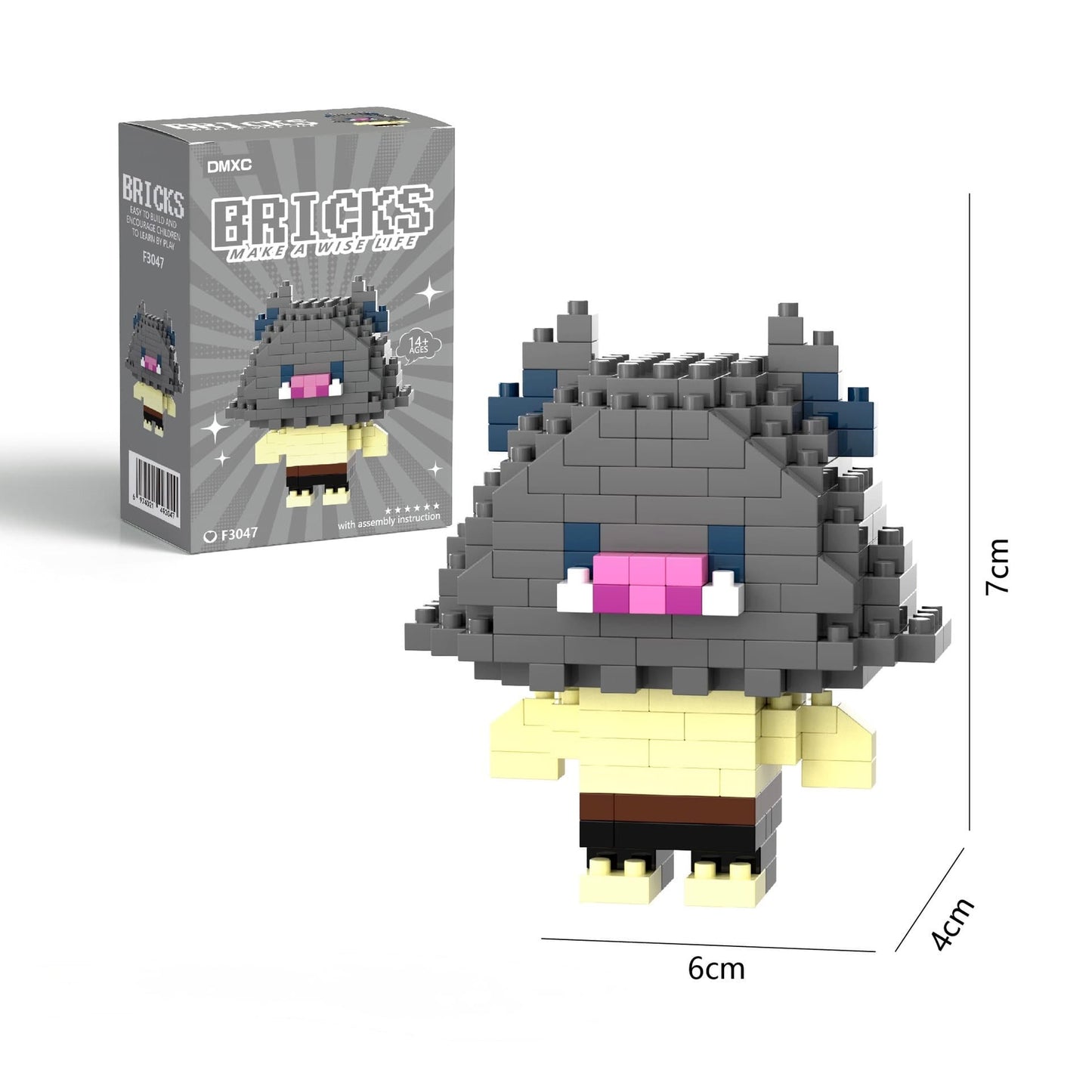 Mitsuri Kanroji Demon Slayer Love Hashira tiilihahmon minipalikoita