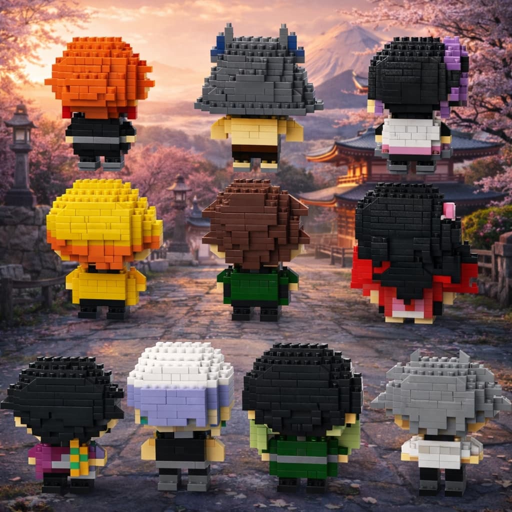 Tanjiro Kamado Demon Slayer -tiilihahmo, minikokoisia keräilyleluja