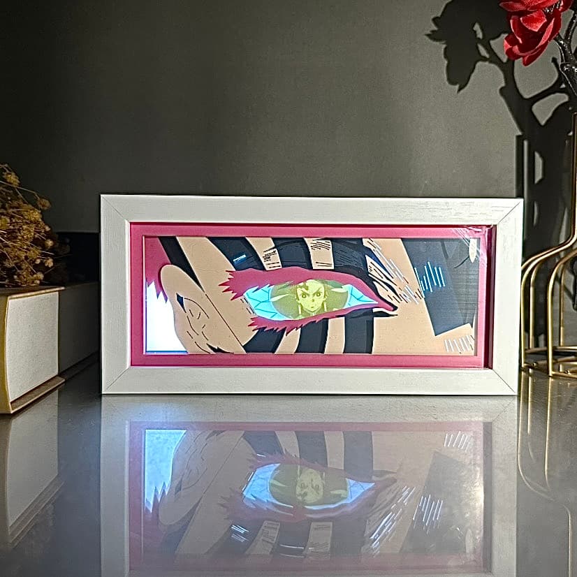 Tengen Uzui RGB Paperlight Lampe mit beleuchtetem Demon Slayer-Motiv