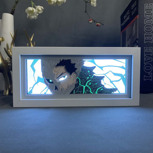 Kaiju No. 8 Kafka Hibino Transformasi Anime Light Box LED Putih
