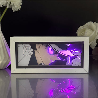 Purple Glow - Mystérieuse boîte de lumière Magic Kaito à LED Purple LED avec Kaito Kuroba.

