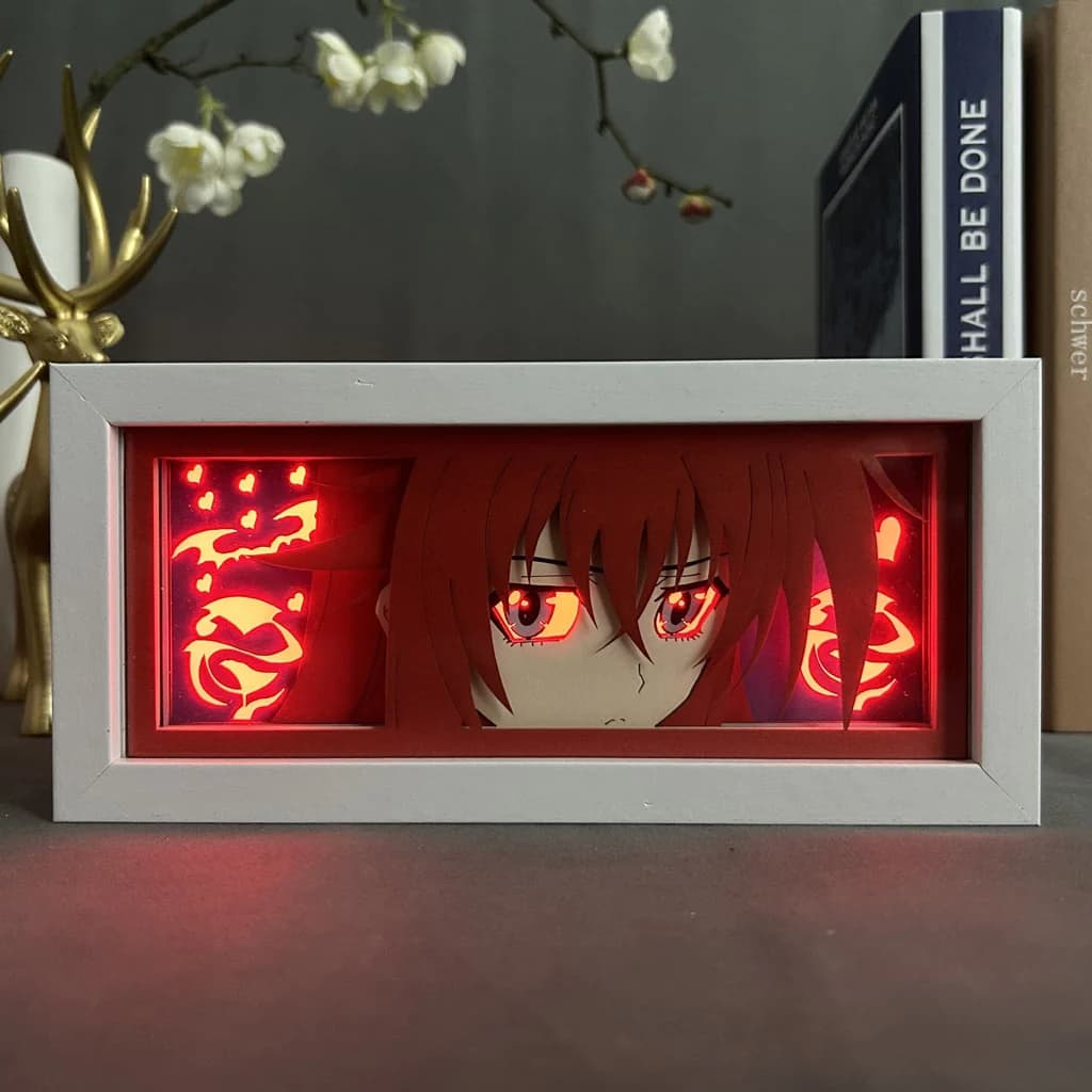 Rias Anime Light Box for Anime Room Decor