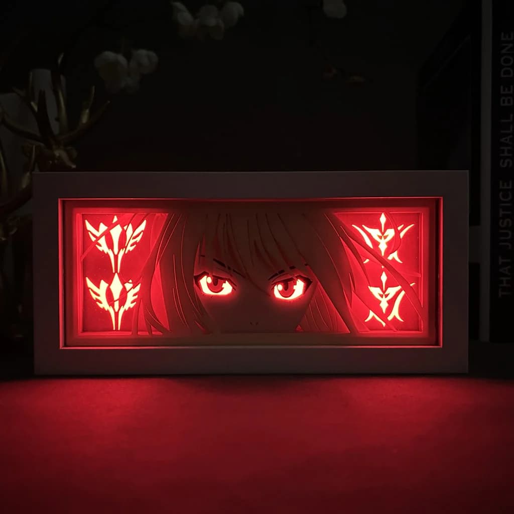 Saber Anime LED Light Box Decor