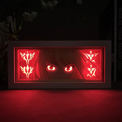 Saber Anime LED Light Box Decor