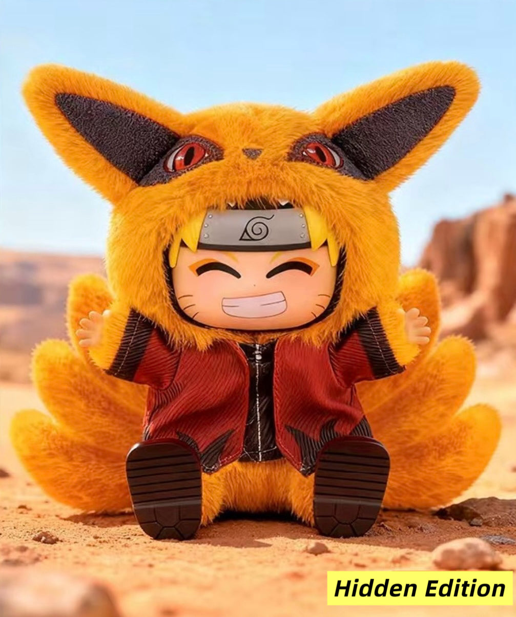 Figurine chibi Naruto édition cachée représentant une adorable créature à neuf queues, dans un style collector anime